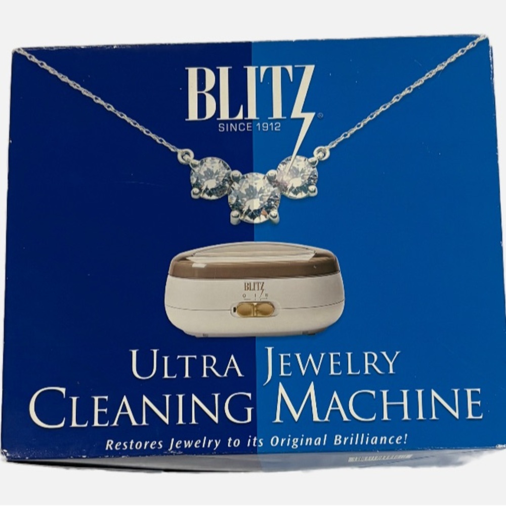 New Blitz ultra jewelry cleaning machine for everything from pearls to diamonds